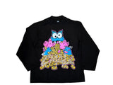 BLACK OVERSIZED LONG SLEEVE CM4L T