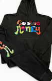 Charcoal Cookie Money slim fit sweatsuit