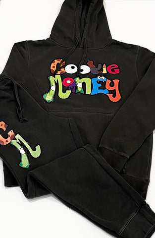 Charcoal Cookie Money slim fit sweatsuit