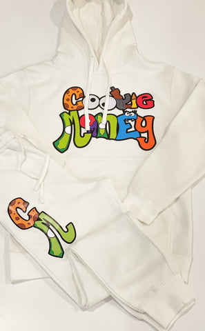 Off-white Cookie Money slim fit sweatsuit