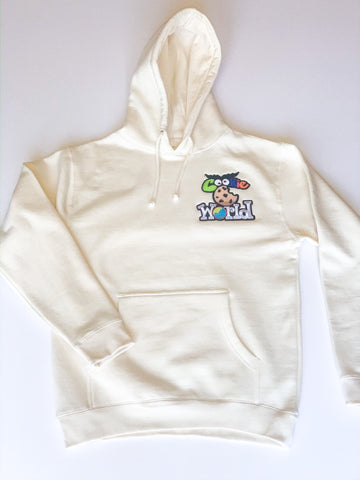 Bone Cookie World Heart Patch Hoodie